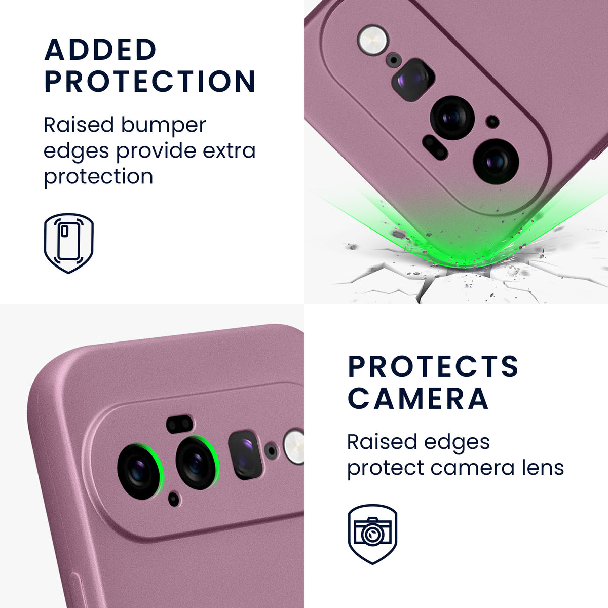 Google Pixel 11 Silikon Handyhülle metallisch KWM0000217W001C