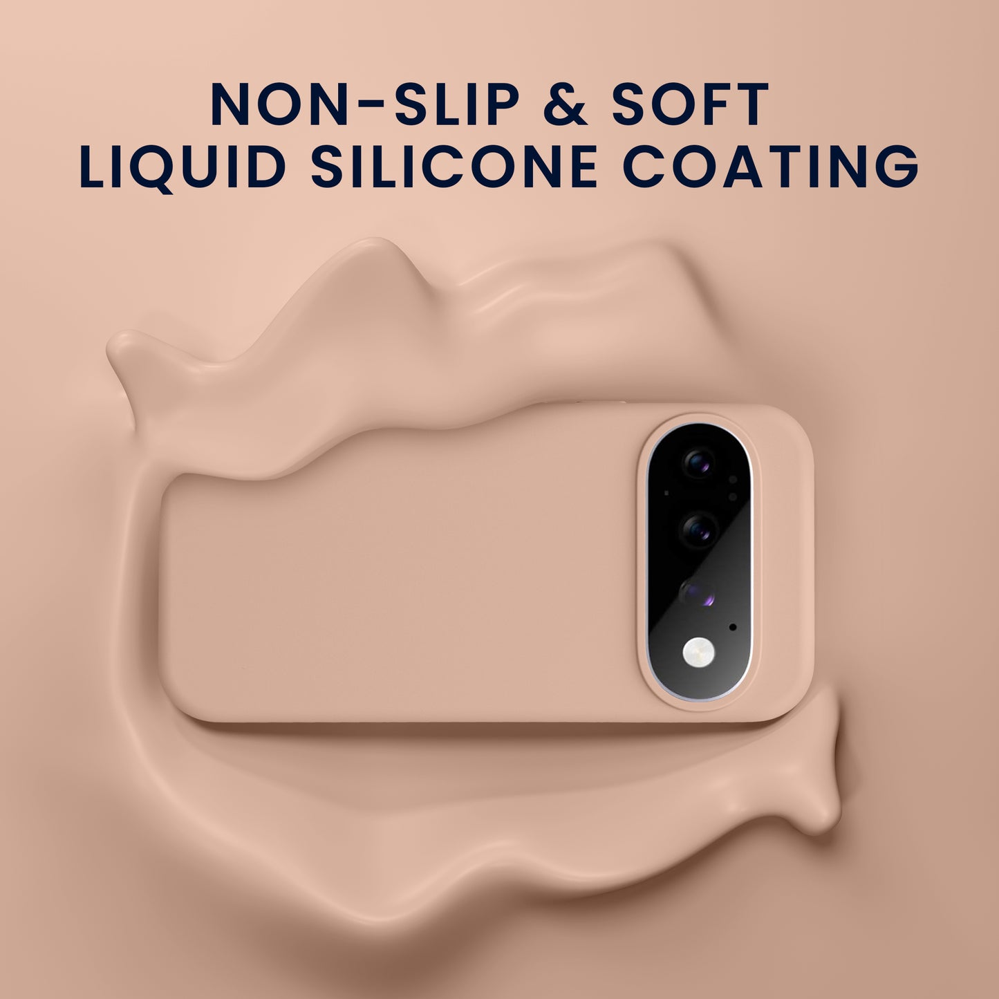 kwmobile Hülle kompatibel mit Google Pixel 11 / Pixel 11 Pro Hülle - magnetisches Silikon Case kompatibel mit MagSafe - Cover gummiert Altrosa Altrosa
