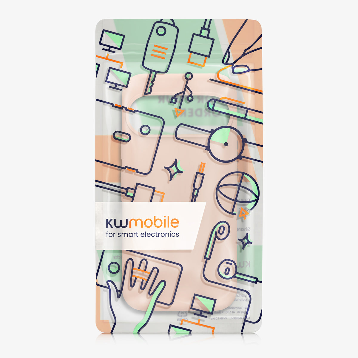 kwmobile Hülle kompatibel mit Google Pixel 11 / Pixel 11 Pro Hülle - magnetisches Silikon Case kompatibel mit MagSafe - Cover gummiert Altrosa Altrosa