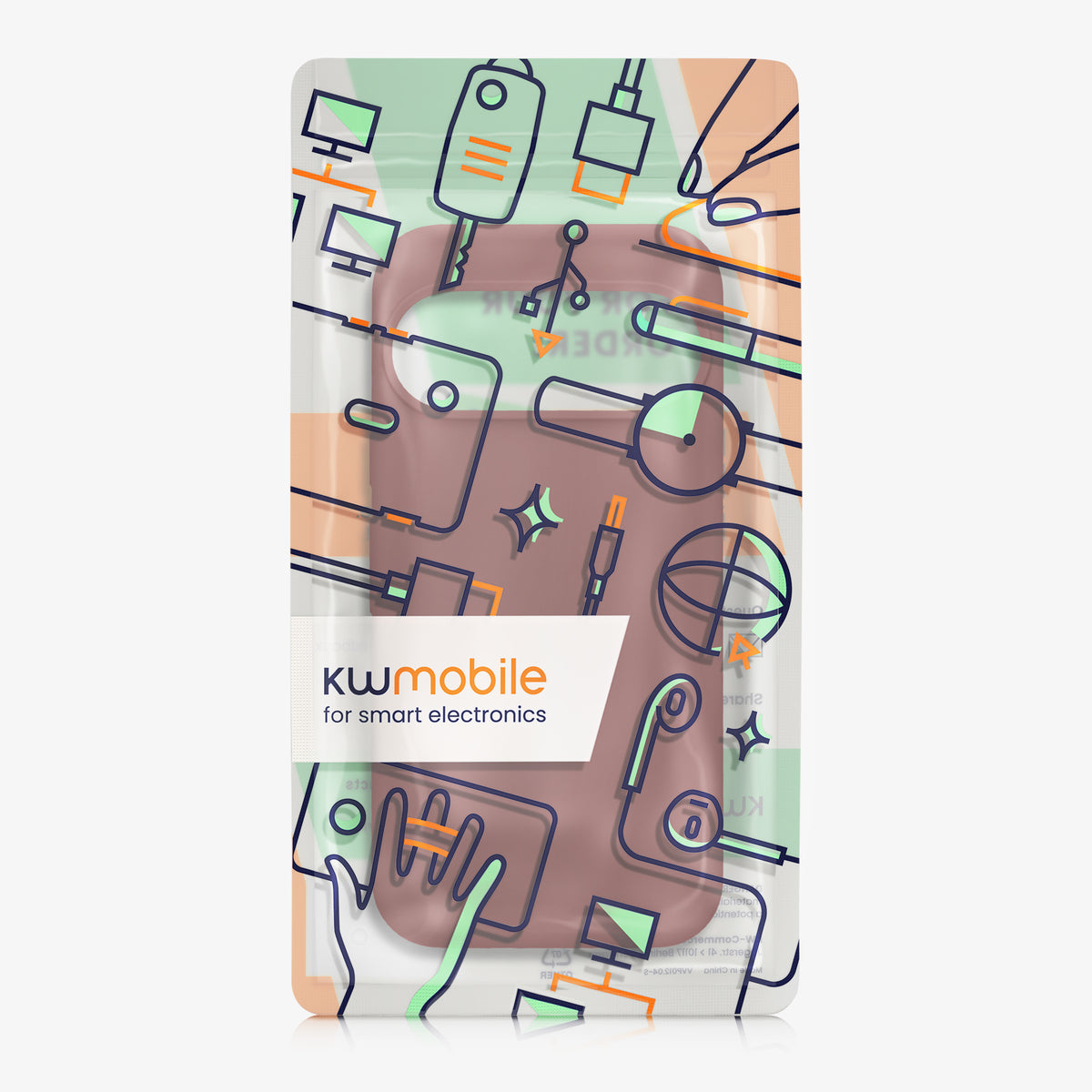 kwmobile Hülle kompatibel mit Google Pixel 11 / Pixel 11 Pro Hülle - magnetisches Silikon Case kompatibel mit MagSafe - Cover gummiert Tawny Red Tawny Red
