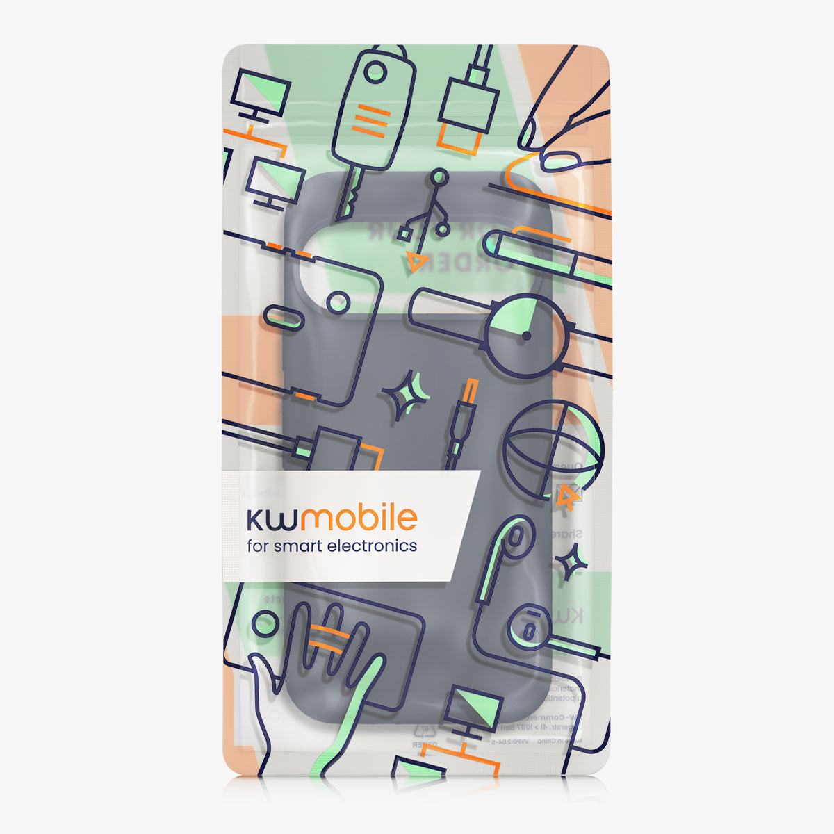 kwmobile Hülle kompatibel mit Google Pixel 11 / Pixel 11 Pro Hülle - magnetisches Silikon Case kompatibel mit MagSafe - Cover gummiert Marineblau Marineblau