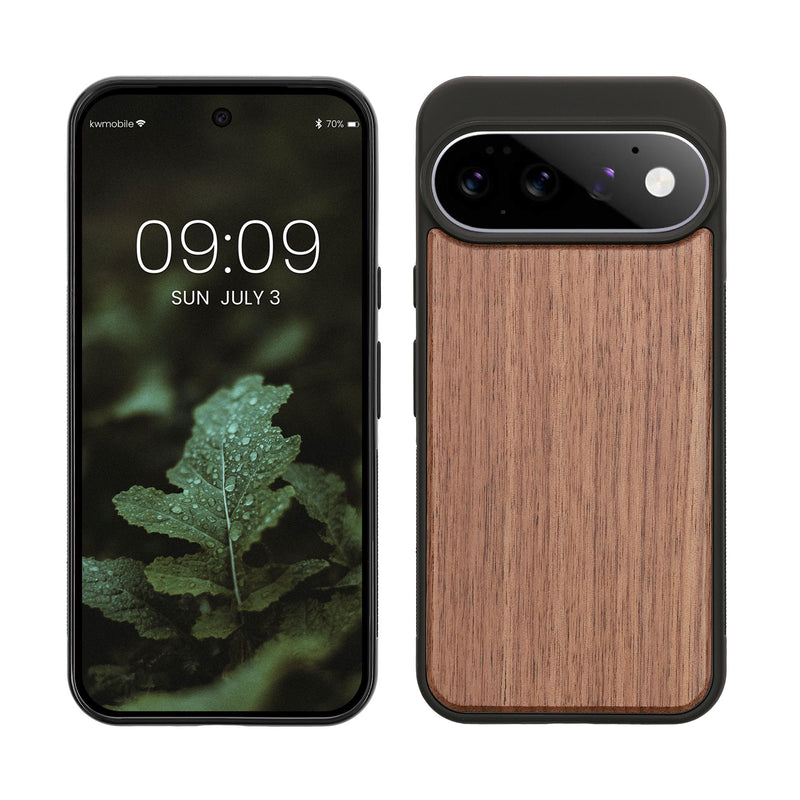 Google Pixel 11 Pro XL Holz Handyhülle Dunkelbraun
