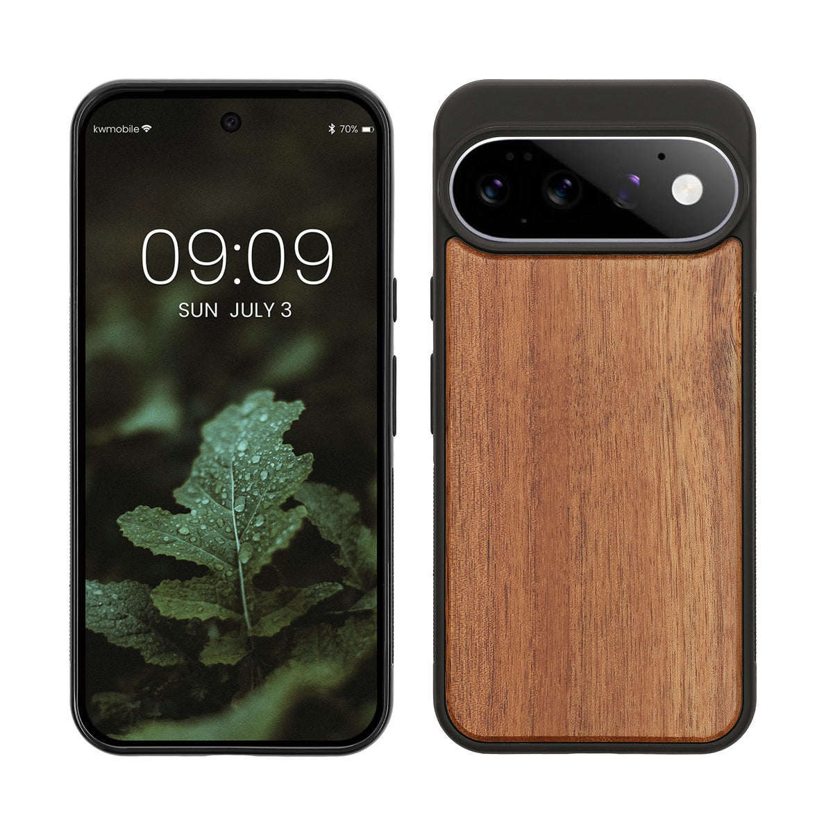 Google Pixel 11 Pro XL Holz Handyhülle Vintage Braun