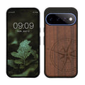 Google Pixel 11 Holz Handyhülle mit Gravur Kompass