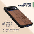 Google Pixel 11 Holz Handyhülle mit Gravur KWM0000218B001C
