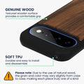Google Pixel 11 Holz Handyhülle Dunkelbraun KWM0000218D001C