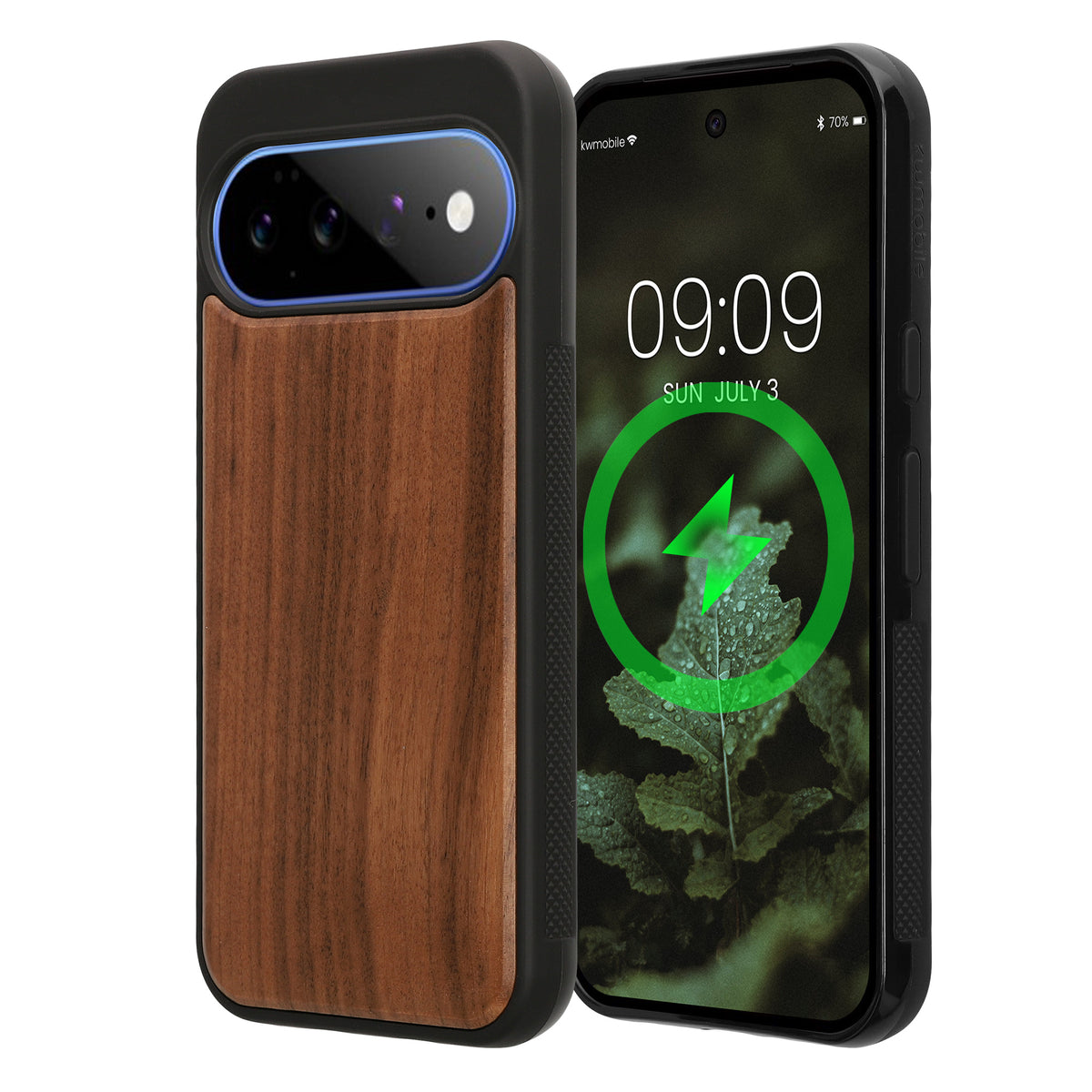Google Pixel 11 Holz Handyhülle Dunkelbraun
