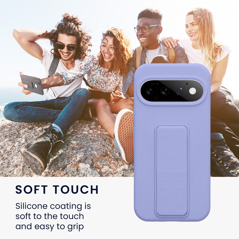 Google Pixel 11 Silikon Handyhülle mit Fingerhalter mit Ständer KWM0000218F001C