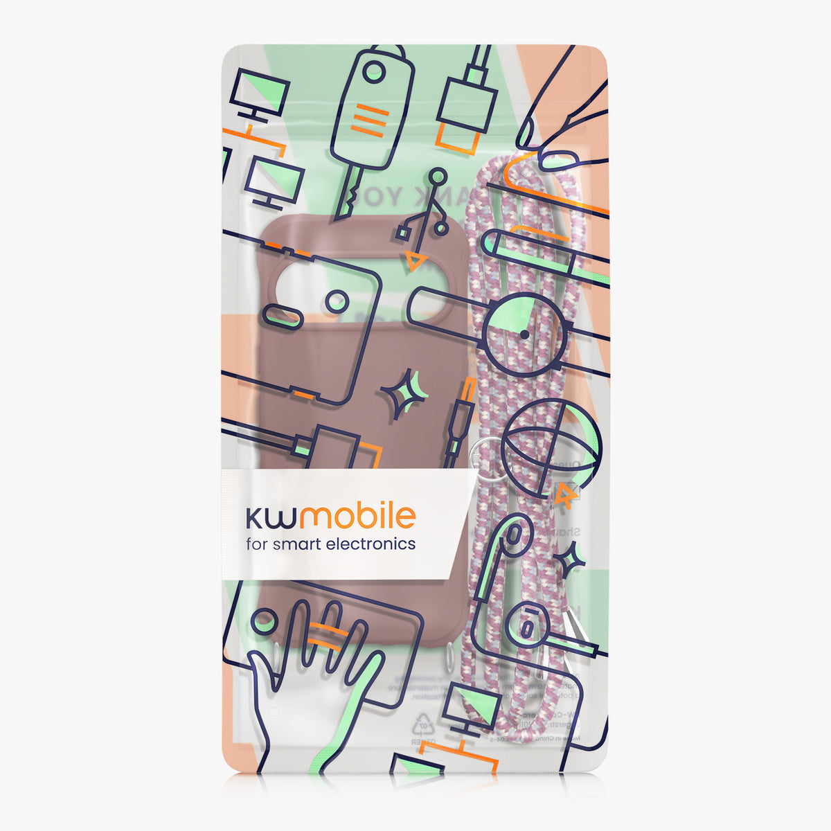 Google Pixel 11 Silikon Handykette matt KWM0000218G003C