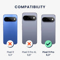 kwmobile Echtholz Hülle Pixel 11 Pro MagSafe Dunkelbraun