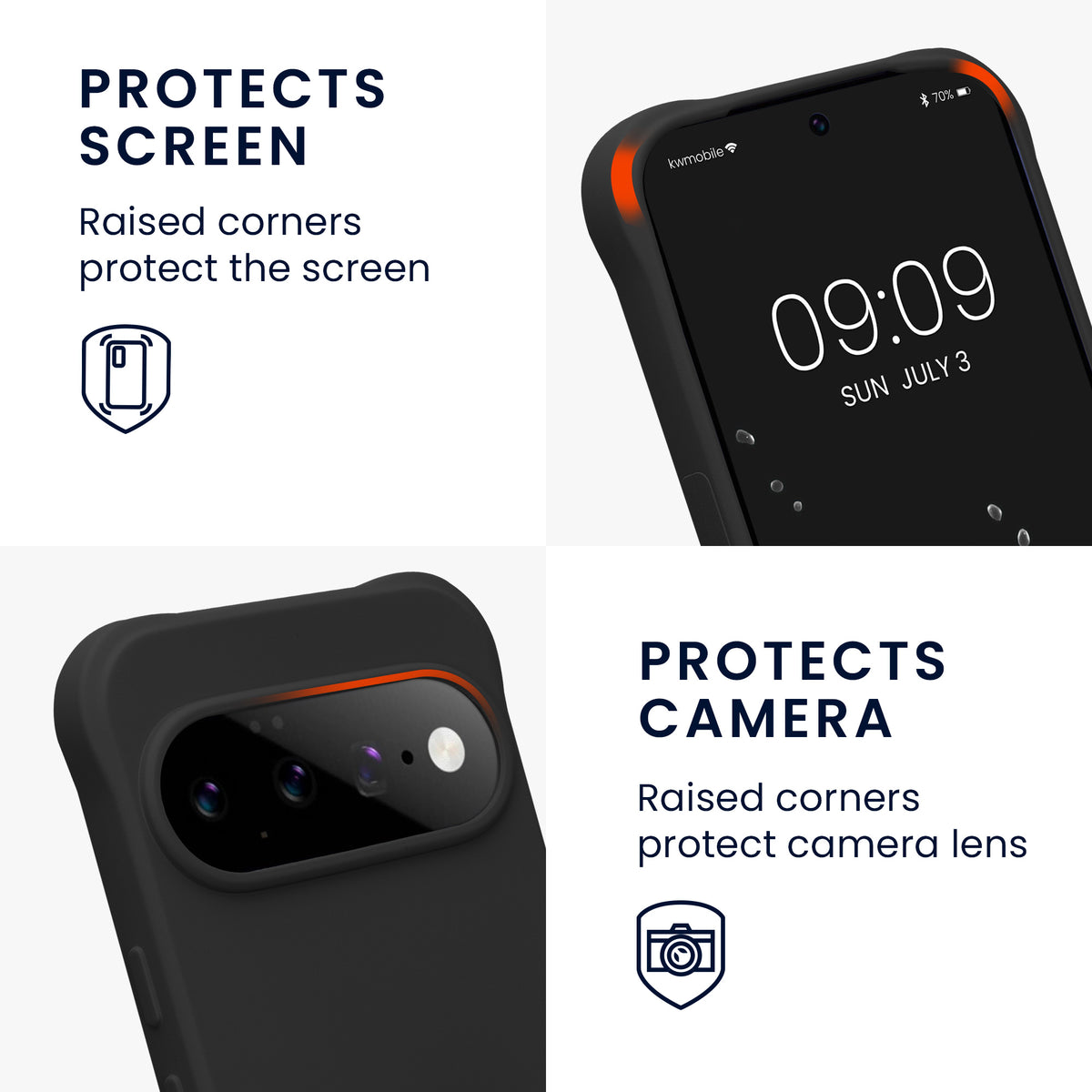 kwmobile Necklace Case Pixel 11 Pro Schwarz