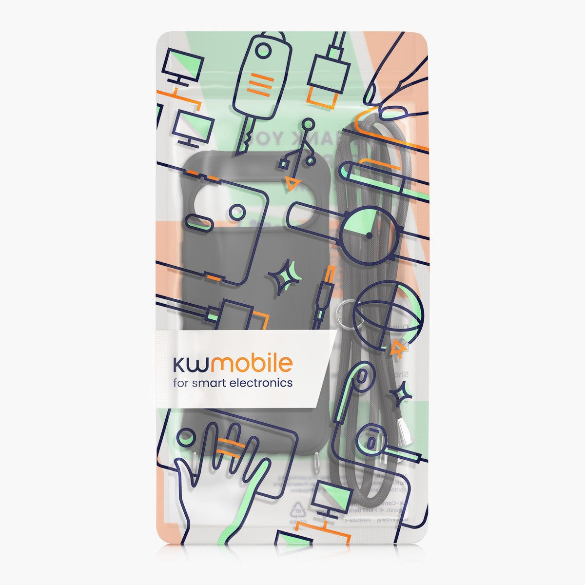 kwmobile Necklace Case Pixel 11 Pro Schwarz