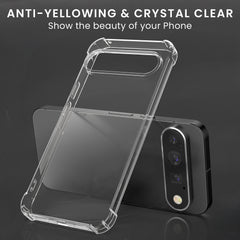 kwmobile Hülle kompatibel mit Google Pixel 11 Pro Case - Handyhülle mit 2x Glas Schutz Folie - TPU Cover Handyhülle in Transparent Transparent