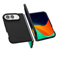 kwmobile Flip Hardcase kompatibel mit Apple iPhone Ultra - Hülle für Foldable Handy - Handyhülle in Schwarz Schwarz