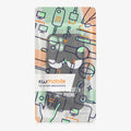 kwmobile Hülle kompatibel mit Apple iPhone 15 - Handyhülle Silikon Case - Don't touch my Phone Weiß Schwarz Weiß  [dsg01]