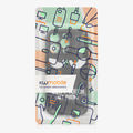 kwmobile Hülle kompatibel mit Apple iPhone 16 Pro - Handyhülle Silikon Case - Don't touch my Phone Weiß Schwarz Weiß  [dsg01]
