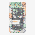 kwmobile Hülle kompatibel mit Apple iPhone 14 Pro - Handyhülle Silikon Case - Don't touch my Phone Weiß Schwarz Weiß  [dsg01]