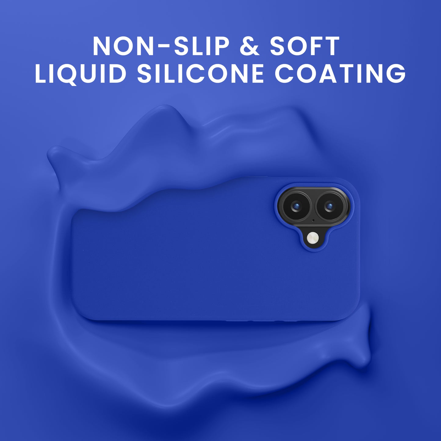 kwmobile Handyhülle mit 2x Displayschutzfolien kompatibel mit Apple iPhone 16 Hülle - Screen Protector aus gehärtetem Glas - kabelloses Laden - Baltik Blau Baltik Blau