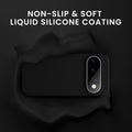 kwmobile Handyhülle mit 2x Displayschutzfolien kompatibel mit Google Pixel 11 Pro XL Hülle - Screen Protector aus gehärtetem Glas - kabelloses Laden - Schwarz Schwarz
