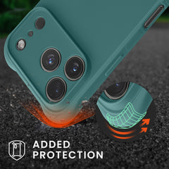 kwmobile Necklace Case kompatibel mit Apple iPhone 17 Pro Hülle - Cover mit Kordel zum Umhängen - Silikon Schutzhülle Petrol Petrol