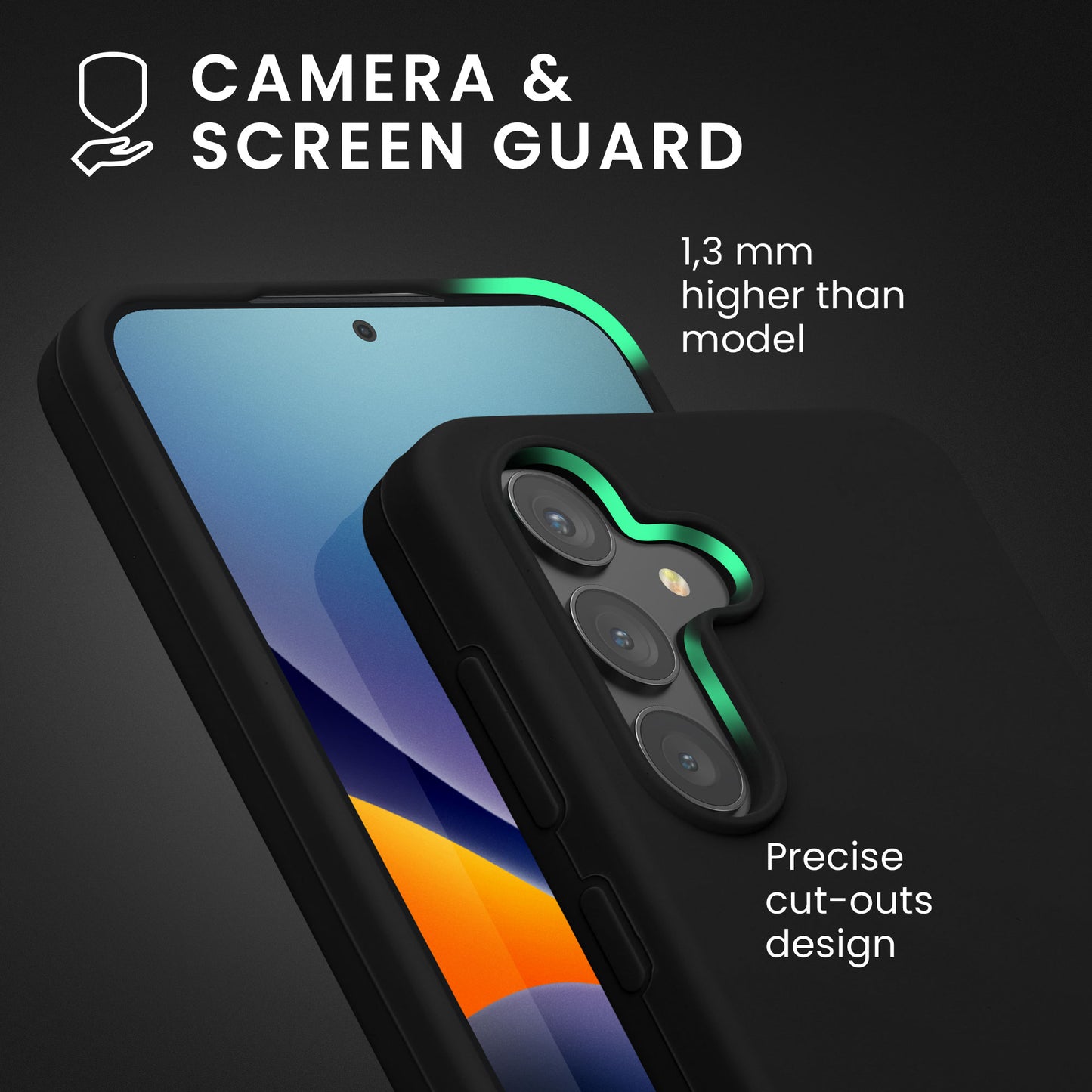 kwmobile Handyhülle für Samsung Galaxy S24 Hülle - Case Silikon - Kabelloses Laden - Schutzhülle Cover