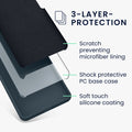 kwmobile Handyhülle für Samsung Galaxy S23 FE Hülle - Case Silikon - Kabelloses Laden - Schutzhülle Cover