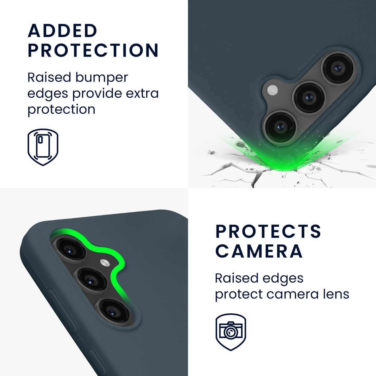 kwmobile Handyhülle für Samsung Galaxy S23 FE Hülle - Case Silikon - Kabelloses Laden - Schutzhülle Cover