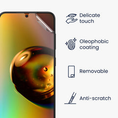 kwmobile Displayschutzfolie kompatibel mit Samsung Galaxy S24 Folie Set - Transparent - Displayschutz