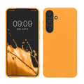 kwmobile Handyhülle für Samsung Galaxy S24 Hülle - TPU Case - Kabelloses Laden - Schutzhülle Cover in Fruity Orange Fruity Orange  