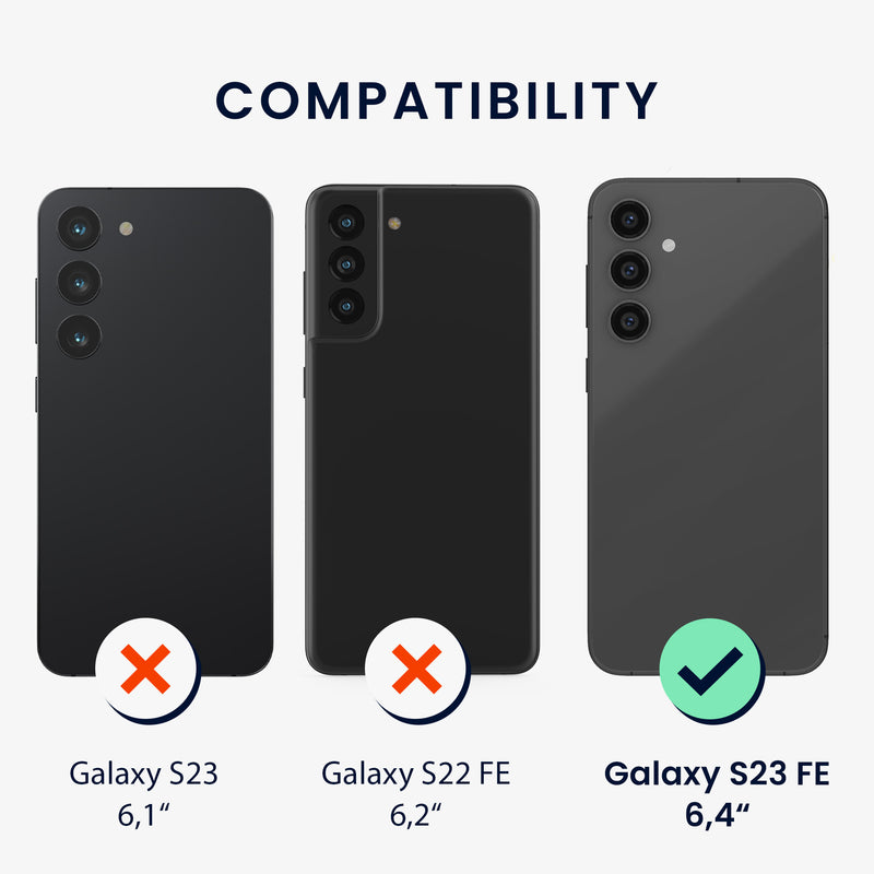 kwmobile Handyhülle für Samsung Galaxy S23 FE Hülle - Schutzhülle Cover