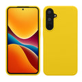 kwmobile Handyhülle für Samsung Galaxy A55 5G Hülle - Case Silikon - Kabelloses Laden - Schutzhülle Cover in Strahlend Gelb Strahlend Gelb  