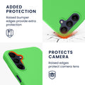 kwmobile Handyhülle für Samsung Galaxy A15 5G - Case Silikon - Kabelloses Laden - Schutzhülle Cover