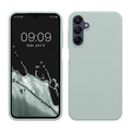 kwmobile Handyhülle für Samsung Galaxy A15 5G Hülle - Case Silikon - Kabelloses Laden - Schutzhülle Cover in Cool Mint Cool Mint  