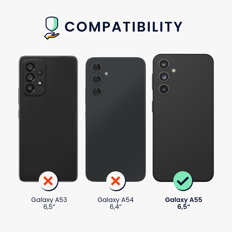 kwmobile Handyhülle für Samsung Galaxy A55 5G Hülle - Schutzhülle Cover