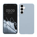 kwmobile Handyhülle für Samsung Galaxy A55 5G Hülle - TPU Case - Kabelloses Laden - Schutzhülle Cover in Hellblau matt Hellblau matt  