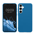 kwmobile Handyhülle für Samsung Galaxy A55 5G Hülle - TPU Case - Kabelloses Laden - Schutzhülle Cover in Blue Reef Blue Reef  
