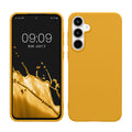 kwmobile Handyhülle für Samsung Galaxy A55 5G Hülle - TPU Case - Kabelloses Laden - Schutzhülle Cover in Honiggelb Honiggelb  