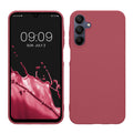 kwmobile Handyhülle für Samsung Galaxy A15 5G Hülle - TPU Case - Kabelloses Laden - Schutzhülle Cover in Dark Rose Dark Rose  