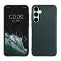kwmobile Handyhülle für Samsung Galaxy A55 5G Hülle - Silikon Case metallisch schimmernd - Schutzhülle Cover - Metallic Petrol Metallic Petrol  