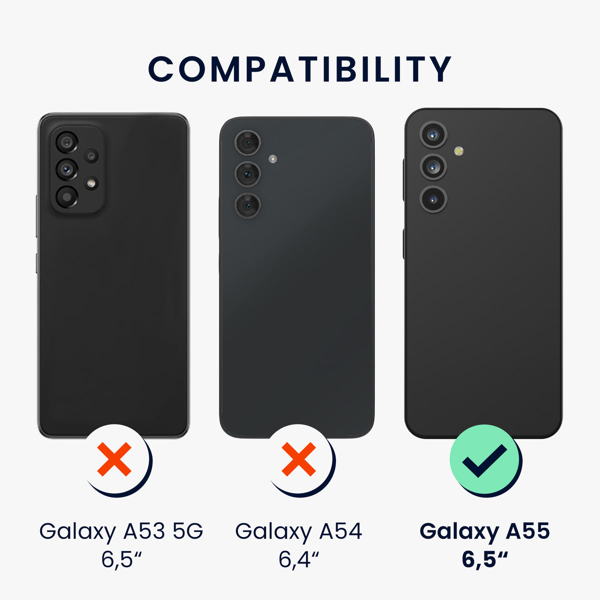 Hülle kompatibel mit Samsung Galaxy A55 5G