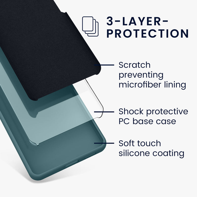 kwmobile Handyhülle für Samsung Galaxy A05s Hülle - Case Silikon - Kabelloses Laden - Schutzhülle Cover