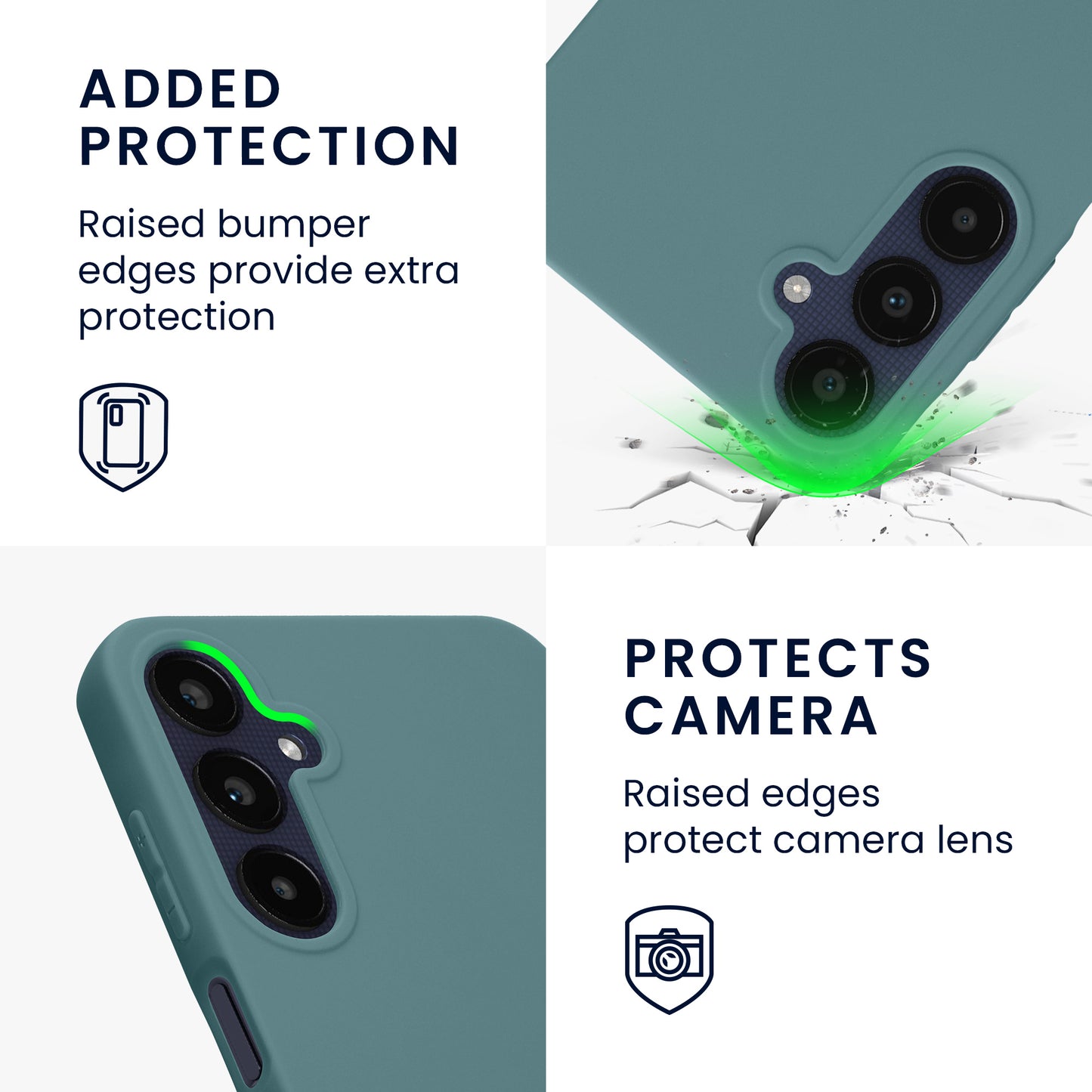 kwmobile Handyhülle für Samsung Galaxy A25 - Kabelloses Laden - Schutzhülle Cover
