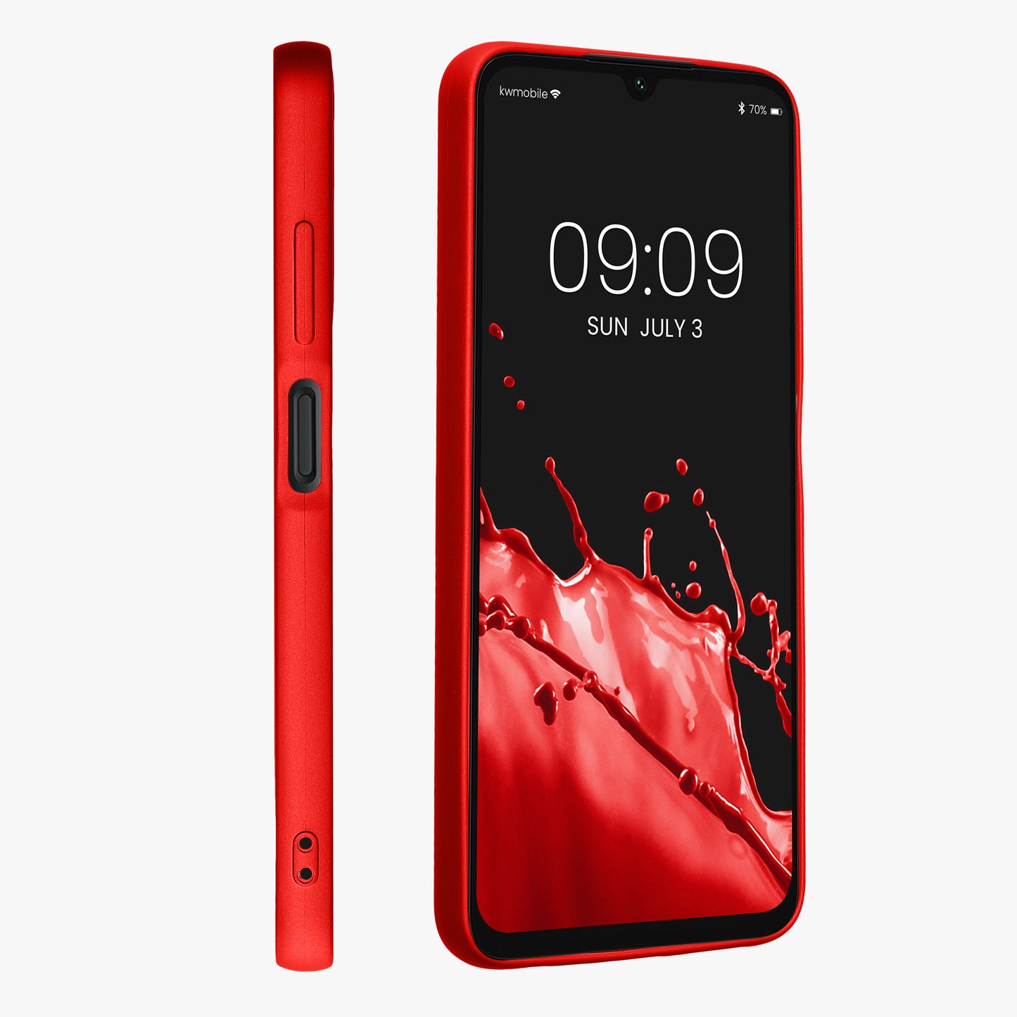 TPU Hülle für Samsung Galaxy A05s in Metallic Dunkelrot