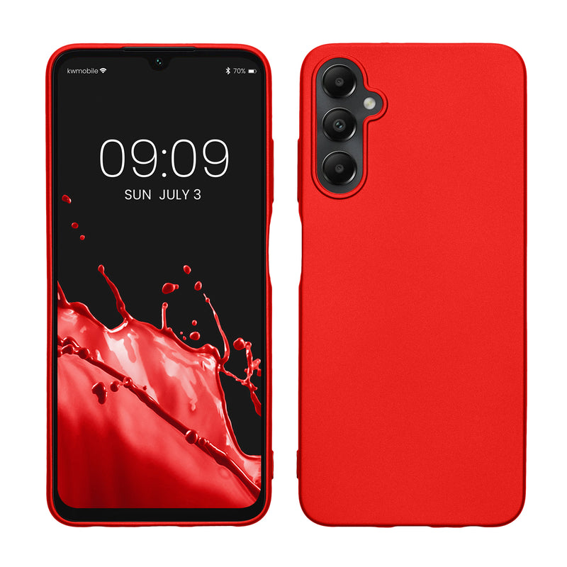 TPU Hülle für Samsung Galaxy A05s in Metallic Dunkelrot