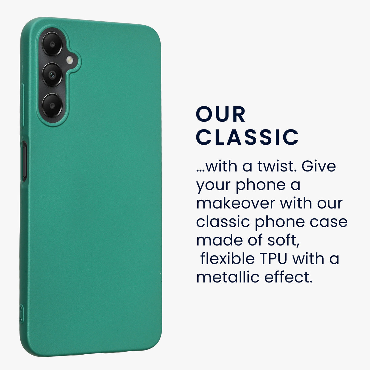 TPU Hülle für Samsung Galaxy A05s in Metallic Dunkelrot