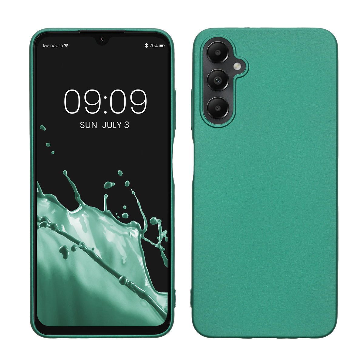 TPU Hülle für Samsung Galaxy A05s in Metallic Dunkelrot