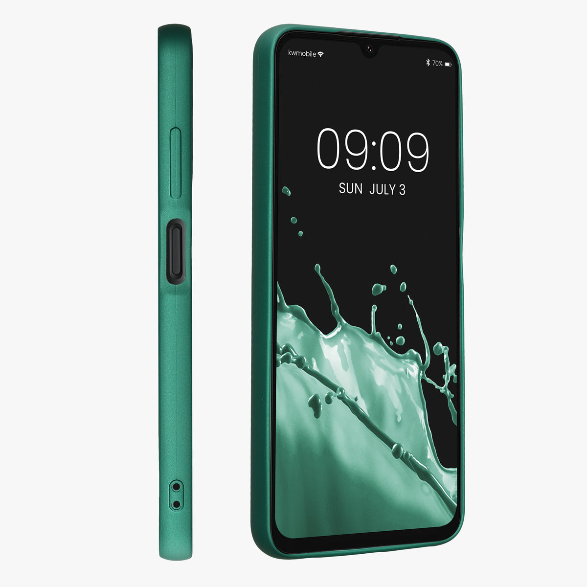 TPU Hülle für Samsung Galaxy A05s in Metallic Dunkelrot