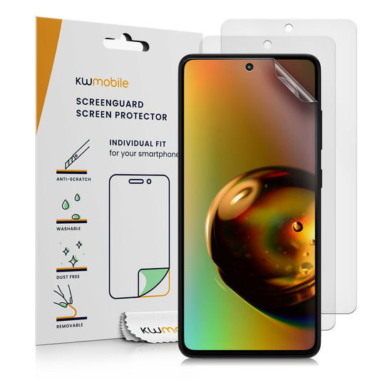 kwmobile 3x Folie matt kompatibel mit Samsung Galaxy A52 / A52 5G / A52s 5G - Displayschutzfolie Schutzfolie - Displayschutz Displayfolie entspiegelt Matt Transparent  