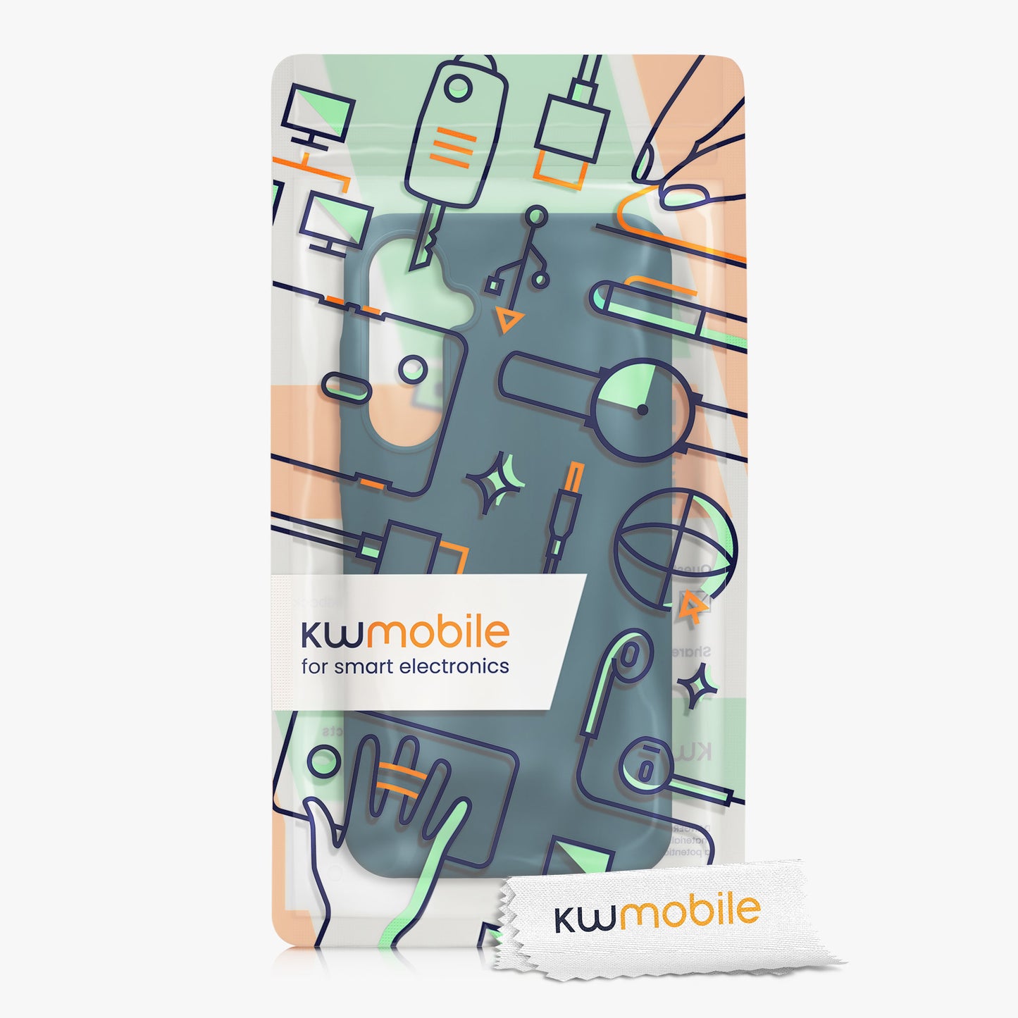 kwmobile Handyhülle für Samsung Galaxy A35 Hülle - Case Silikon - Kabelloses Laden - Schutzhülle Cover