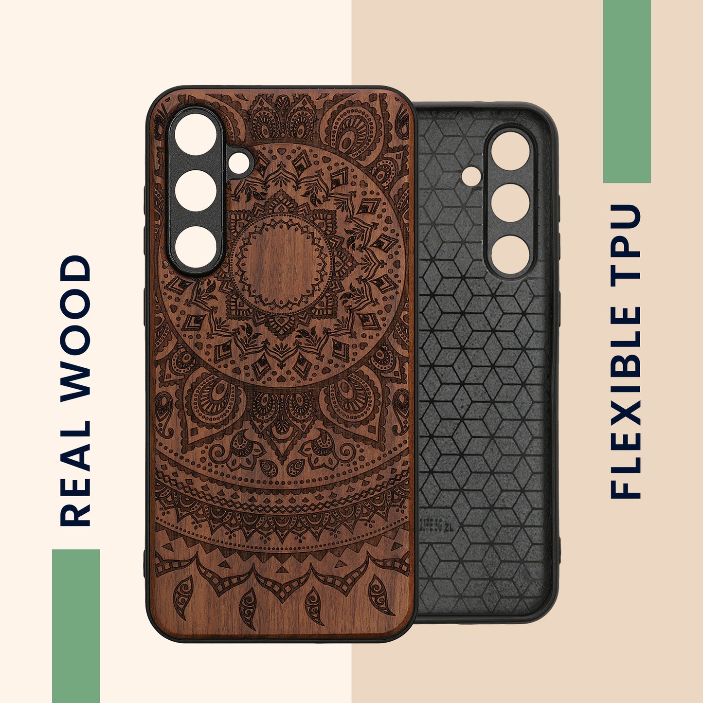 kwmobile Handyhülle für Samsung Galaxy S23 FE Hülle Case mit TPU Bumper Stoßfestes Hardcase Schutzhülle Cover